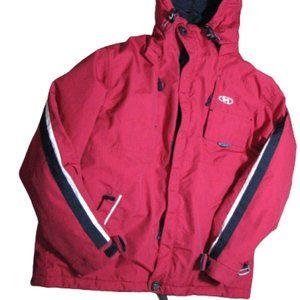 Marker Ski Coat Red Black Jacket Boy Size 16 Snow